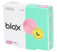BLOX Bouchons d'oreille en cire naturelle x40