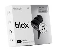 BLOX Bouchons d'oreille Gamme Music – Silicone réutilisable – 1x2 pc(s)