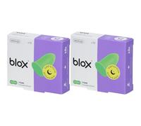 blox® Gamme Sleep & Focus - Mousse Medium Verte Bouchons D'Oreille 2x5x2 pc(s)