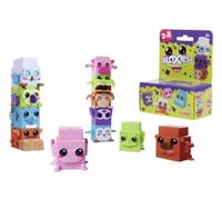 Simba Figurines Bloxies, Pack de 2, Animaux carrés colorés, Articulées, Dès 3 ans