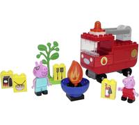 Bloxx Peppa Pig-Camion De Pompier Peppa Pig-Kit De Construction Bloxx Avec Peppa Et Papa Pig-40 Pièces-Pour Enfants À Partir De 18 Mois