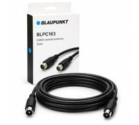 BLP-COAX BLAUPUNKT Câble Coaxial Antenne 75 Ohm 3,0m Blindage Renforcé | Cuivre Haute Pureté, Compatibilité Universelle, Sans Perte de Signal, Connecteurs Coaxiaux, Décodeur & Box TV