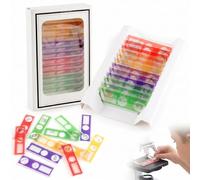 BLPRKOT 12 Pièces Lame Microscope Enfant, Lames Préparées pour Microscope, Échantillons Biologiques pour Éducation Scientifique et Apprentissage STEM, 2x6cm, Couleurs Variées