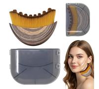 BLPRKOT 2 Pièces Brosse de Contour Lymphatique pour le Visage,Brosse Drainage Lymphatique,Brosses à Sec pour Visage,Brosses de Massage pour Cou,pour Sculpter Mâchoire,l'angle de la Mâchoire