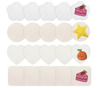 BLPRKOT 20 Pièces Feuilles de Papier Mousse Texturé 3D, Dessin Gonflant Toile pour Loisirs Créatifs Éponge de Cellulose Papier d'Art pour Enfants et Adultes Maison École et Projets Créatifs