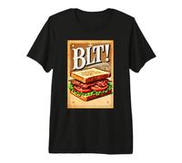 BLT Sandwich Bacon laitue et Tomate T-Shirt Haut de Gamme