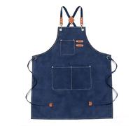 BLTYXT Chef Apron for Men & Women Adjustable， Waterproof Apron with Pocket，Kitchen Cooking Aprons for BBQ，Baking ，Coffee House& Restaurant