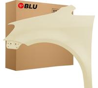 BLU Aile Compatible avec Volkswagen Touran 1T3 R115 Gauche Weiss Hellelfenbein Taxi | 2010-2015 | Avant | Peint| Prêt à Monter | Acier