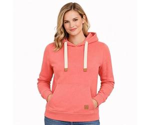 Blu Apparel Sweat à capuche extra chaud pour femme OH avec doublure en polaire chaude, corail, 36