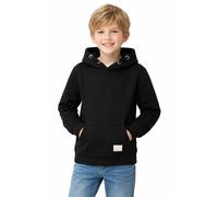 Blu Apparel Sweat à capuche unisexe en polaire chaude pour enfants, garçons et filles, Noir , 9-10 ans
