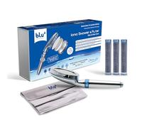 Blu Filtre de douche ionique - Soin de la peau et des cheveux - Élimine le chlore et les polluants nocifs - Prévient la perte de cheveux et hydrate votre peau (Portable)