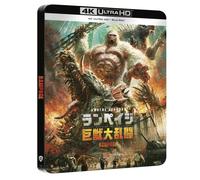 Blu-Ray 4K Uhd Rampage - Furia Animale (Japanese Steelbook) (4K Ultra Hd+Blu-Ray) [Region Free] [Blu-ray]