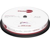 Blu-ray BD-R DL vierge Primeon 2761312 tour 10 pc(s) 50 GB imprimable