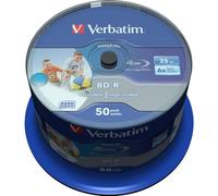 Blu-Ray BD-R SL Vierge Verbatim 43812 Tour 50 pc(s) 25 GB Imprimable