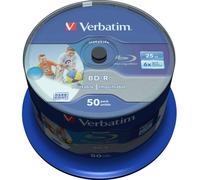 Blu-ray BD-R SL vierge Verbatim 43812 tour 50 pc(s) 25 GB imprimable