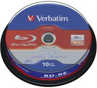 Verbatim BD-RE SL 25GB 2x 10 Pack Spindle 25 Go 10 pièce(s)