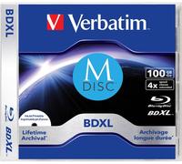 Blu-ray M-DISC vierge Verbatim 43833 100 GB 1 pc(s) slimcase imprimable
