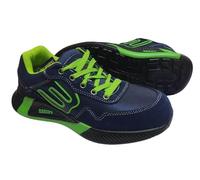 BLU STAR BS180 Chaussures de sécurité pour homme avec pointe en acier S1PS Art, vert, 43 EU