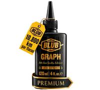 BLUB Graph Lubrifiant Chaine Velo au Graphite, Cire Premium VTT Route | Huile Chaine Velo Haute Performance, Friction Minimale, Plus de Km, Film Flexible qui ne Craque Pas, Silencieuse