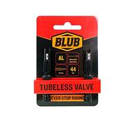 BLUB Tubeless VTT Valve 44mm, Aluminium Bike Tubeless Valve 2 Packs, Presta Tubeless Bicycle Valves, VTT Tubeless Valves pour Jante de VTT Road Rim.