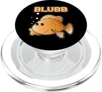 Blubb - Poisson Rouge - Poisson pour Aquarium - Poisson Rouge PopSockets PopGrip pour MagSafe