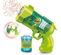 Blubbel Pistolet a Bulle, Machine pour Bulles Savon Enfant, Générateur Mousse LED, Jouet Extérieur, Cadeau Été, Bazooka Mariage, Lance-Bulles Portable, Activité Jardin, Jouets de Plein air