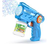 Blubbel Pistolet a Bulle, Machine pour Bulles Savon Enfant, Générateur Mousse LED, Jouet Extérieur, Cadeau Été, Bazooka Mariage, Lance-Bulles Portable, Activité Jardin, Jouets de Plein air