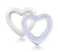 Blublu Park Lot de 2 flotteurs gonflables en forme de cœur pour piscine, 120 x 100 cm, bouées de natation Sweet Love pour l'été, la plage, les fêtes, jouets pour adultes (blanc clair, blanc laiteux)
