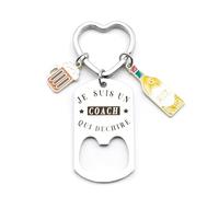 Bluckincle Cadeau Coach Noel Crossfit Sportif Cadeau Coach Foot,Porte Clef Coachs Homme Femme D'équitation,Rugby Idée Cadeaux Sport Football, Basket, Handball, Rugby