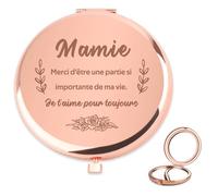 Bluckincle Cadeau Mamie,Cadeau Grand Mere,Cadeau pour Mamie Miroir de Poche Annonce Grossesse Mamie Cadeau Fête des Grand Mère Bonne Fete Mamie Idée Cadeau Mamie Fete des Grands Meres Cadeau Noel