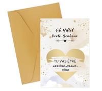 Bluckincle Carte À Gratter Annonce Grossesse Arrière-Grand-Père Cadeau Arrière-Grand-Père Tu Vas Être Arrière-Grand-Père Cadeau Annonce Grossesse Famille