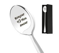 Bluckincle Cuillère en Acier Inoxydable Cadeau Couple Saint Valentin 1 Pièce