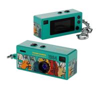 (Blue)0.96 Inch TFT Screen 2MP Thumb Camera with Keychain 1080P HD Mini Video Recorder for Kids Birthday Gift