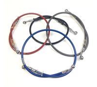 Blue 1300mm Tuyau De Frein Hydraulique Renforcé En Acier Tissé, Universel Mx, Pour Moto, Embrayage, Véhicule Tout-Terrain ""Nipseyteko