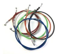 Blue 2000mm Ligne De Frein Hydraulique Tressée En Acier, Pour Yamaha Kawasaki, Dirt Bike, Embrayage, Tuyau D'huile, Ajustement Universel ""Nipseyteko