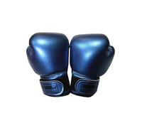 (Blue)2Pcs Kids Boxing Gloves Children Punch Training Sparring Kickboxing Fighting Fitness Mitts Hitting Hand Protector Blue Black Red for 3-12Y kids