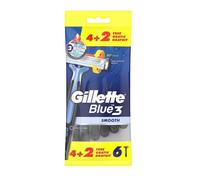 Gillette Blue3 Lot de 6 rasoir jetables pour homme 4+2