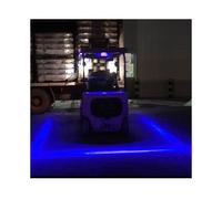 (Blue)30W Red or Blue Zone Danger Area Forklift Warning Light Lamp Warehouse Fork Truck System Safety Light
