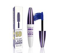 Blue 5D Mascara télescopique pour les yeux, imperméable, anti-salissures, longue durée, mascara de bouclage, mascara de finition volumisante, mascara non s'agglumpant, faux cils extension de cheveux