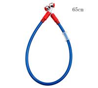 Blue 65cm Tube De Tuyau D'huile Hydraulique En Acier Tressé Pour Moto, Embrayage De Conduite De Frein Renforcé, Ajustement Universel, Course Mx, Vélo, 50cm, 60cm, 65cm, D343 ""Nipseyteko