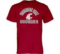 Blue 84 T- Shirt Line Up Team Colort Noir Alignement Couleur de l'équipe, Cardinal Washington State Cougars, XXL Homme