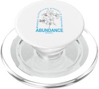 Blue Abundance Mindset Blue Graphic PopSockets PopGrip pour MagSafe