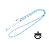 (Blue) Adjustable Camera Lanyard for Insta360 X3 X4 GoPro Pocket 3 with 1/4in Screw Anti-Lost Strap-kt