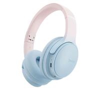 Blue and Pink Picun Queen-Écouteurs sans fil Bluetooth 5.3, oreillettes hi-fi, stéréo, 40 heures d'autonomie, pour téléphone, PC, casque léger ""Nipseyteko