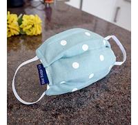 Blue Badge Co Lot de 5 petits masques en coton double couche avec pochette pour filtre supplémentaire