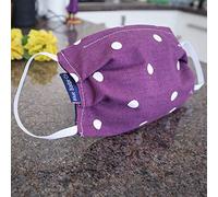 Blue Badge Co Lot de 5 petits masques en coton double couche avec pochette pour filtre supplémentaire