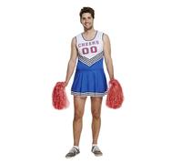 Blue Banana Cheerleader Male Costume Déguisement (Blue)