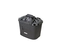 Blue Bird De Lux / 63357 Panier avant pour vélo Système Quick Clip Noir Capacité 20 l