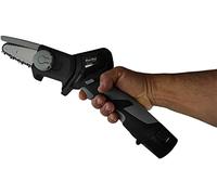 BLUE BIRD Élagueur à piles avec chaîne de rechange adaptée à la coupe de manière maniable et sûre des arbustes, des buissons, des branches