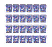 Blue Birthday Celebration Bags 24 Pack | Cute Handle Design Paper Party Favor Bags | Happy Birthday Themed for Young Ones/Parent/Boyfriend | Lightweight & Portable 7.1x3.9x9.1
